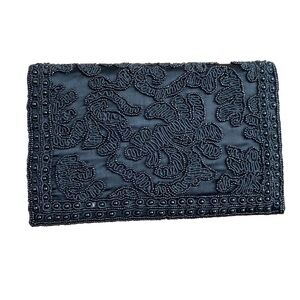 $8 SALE Nwot La Regale LTD. Black Beaded Clutch